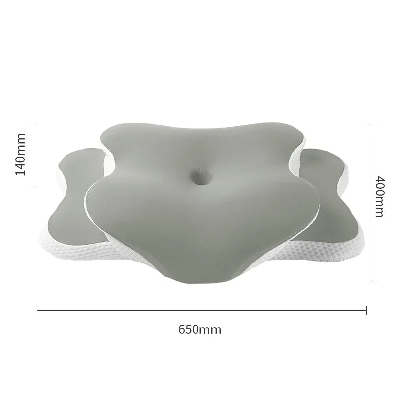 Ergonomic Cervical Pillow Memory Foam for Back Side Sleepers