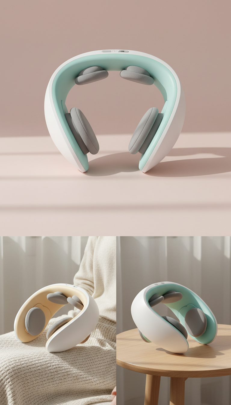 Ergonomic Deep-Tissue Shoulder Massager